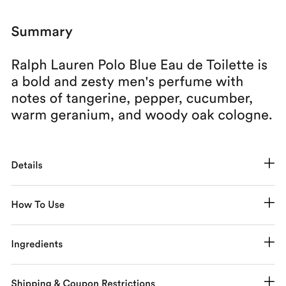 Polo by Ralph Lauren Blue Eau de Toilette for Men